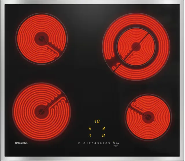 Miele KM 6520 FR platetopp (rustfritt stål, keramisk topp)